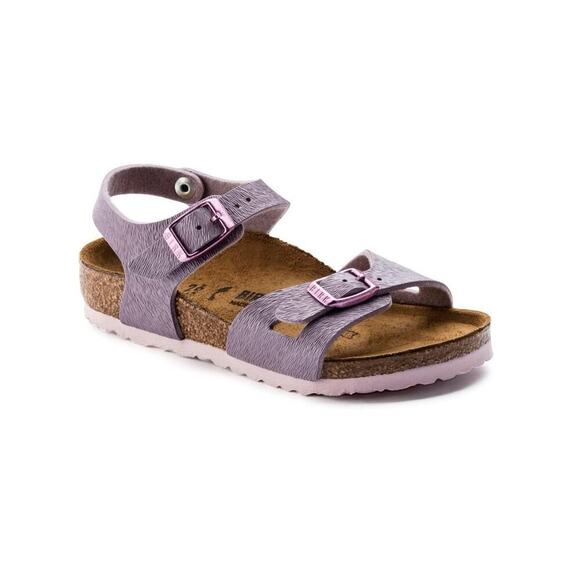 Birkenstock Other - Birkenstock Rio Sandal Size 26 Toddler 8-8.5 in Purple Animal Fascination New!